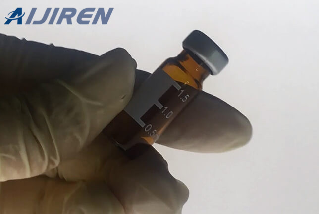 Certified 2ml Amber Vials with Crimp Top for Agilent Autosampler